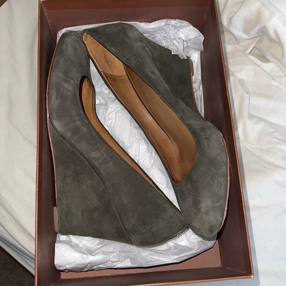 Coach Rilelgh Suede Slate Gray